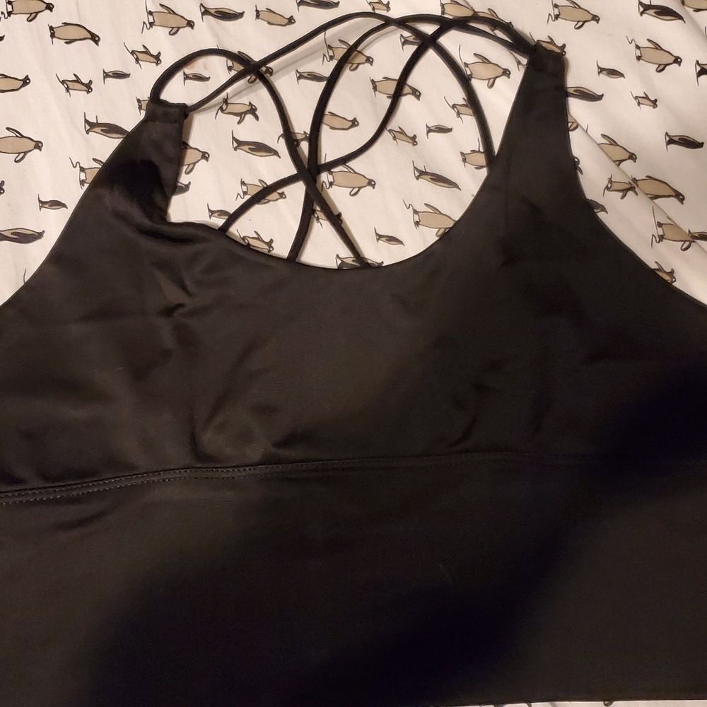 Black Sports Bra